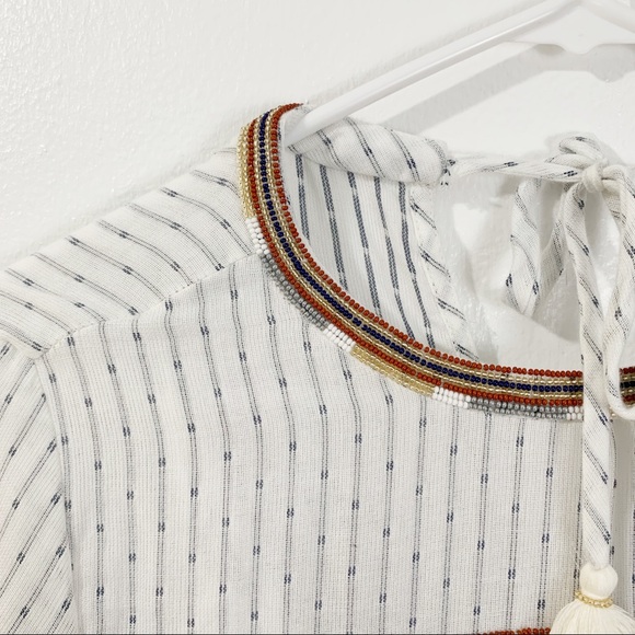 Michael Stars Dobey Stripe Peasant dress - Picture 5 of 7